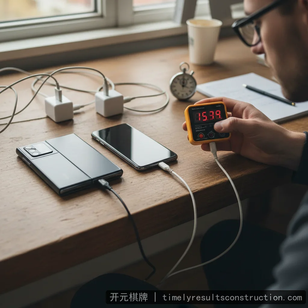 开元棋牌 - 折叠屏充电效率测试，对比直板机，快充性能差距明显 配图1